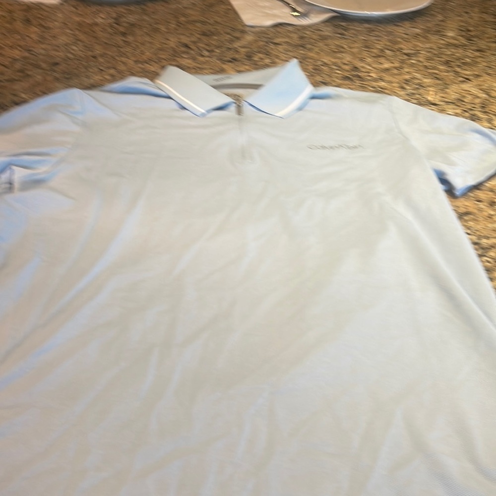 Calvin Klein quick dry polo shirt